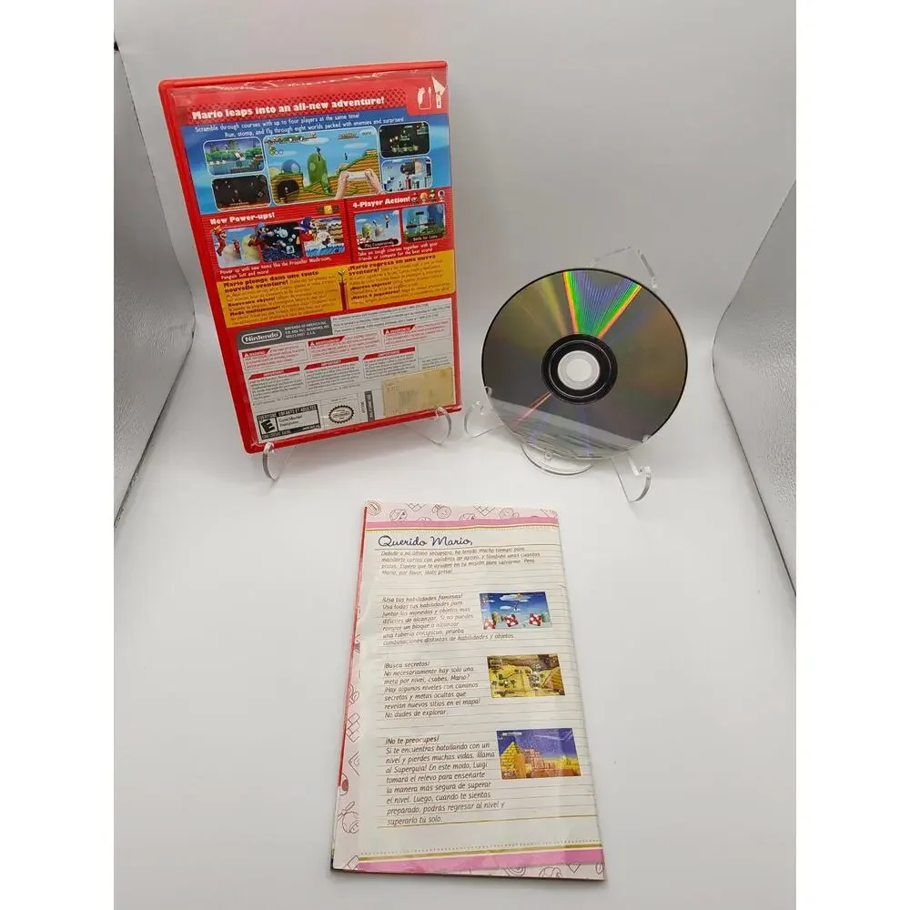 New Super Mario Bros Wii CIB Complete Tested